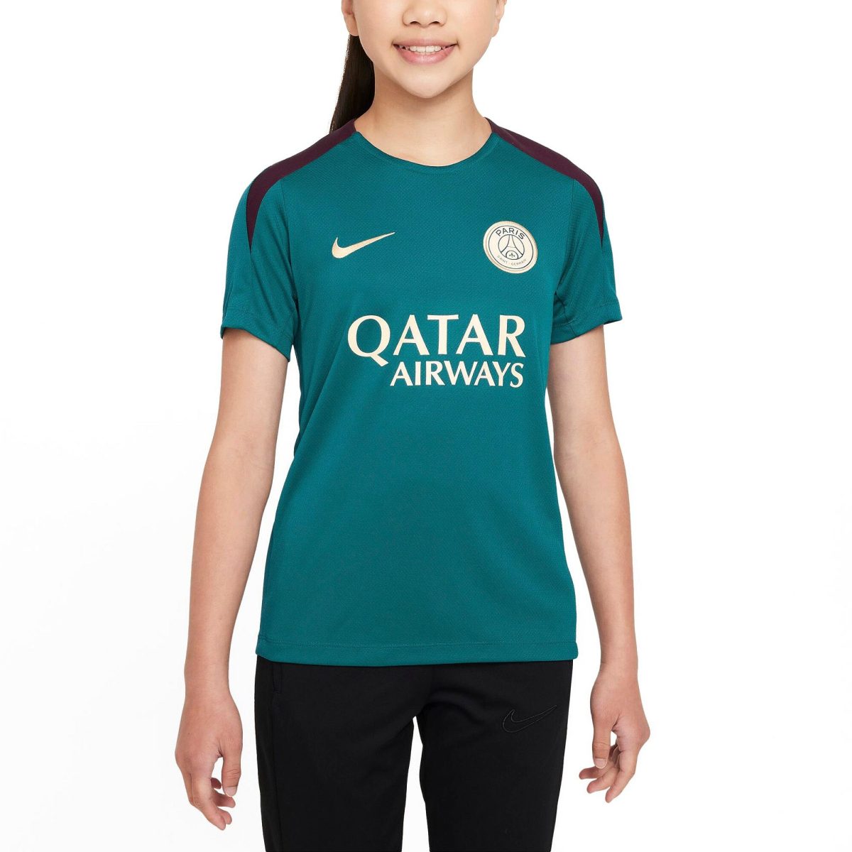 maglia da allenamento psg nike strike – verde acqua – bambini Collezione | Kit e Maglie PSG