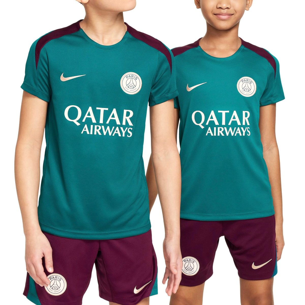 maglia da allenamento psg nike strike – verde acqua – bambini Collezione | Kit e Maglie PSG