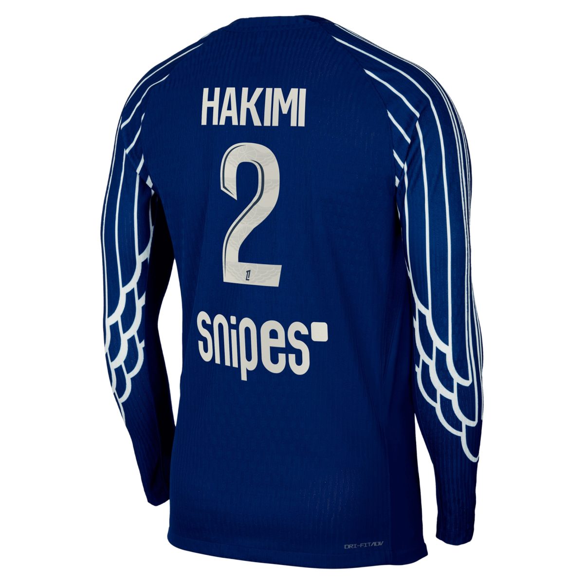 maglia da gara jordan dri-fit adv psg fourth 2024-25 – manica lunga – bambini con stampa hakimi 2 Collezione | Kit e Maglie PSG