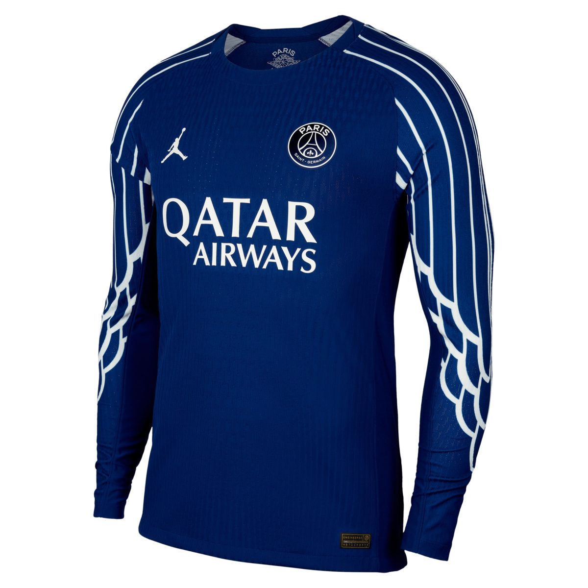 maglia da gara jordan dri-fit adv psg fourth 2024-25 – manica lunga – bambini con stampa zaire-emery 33 Collezione | Kit e Maglie PSG