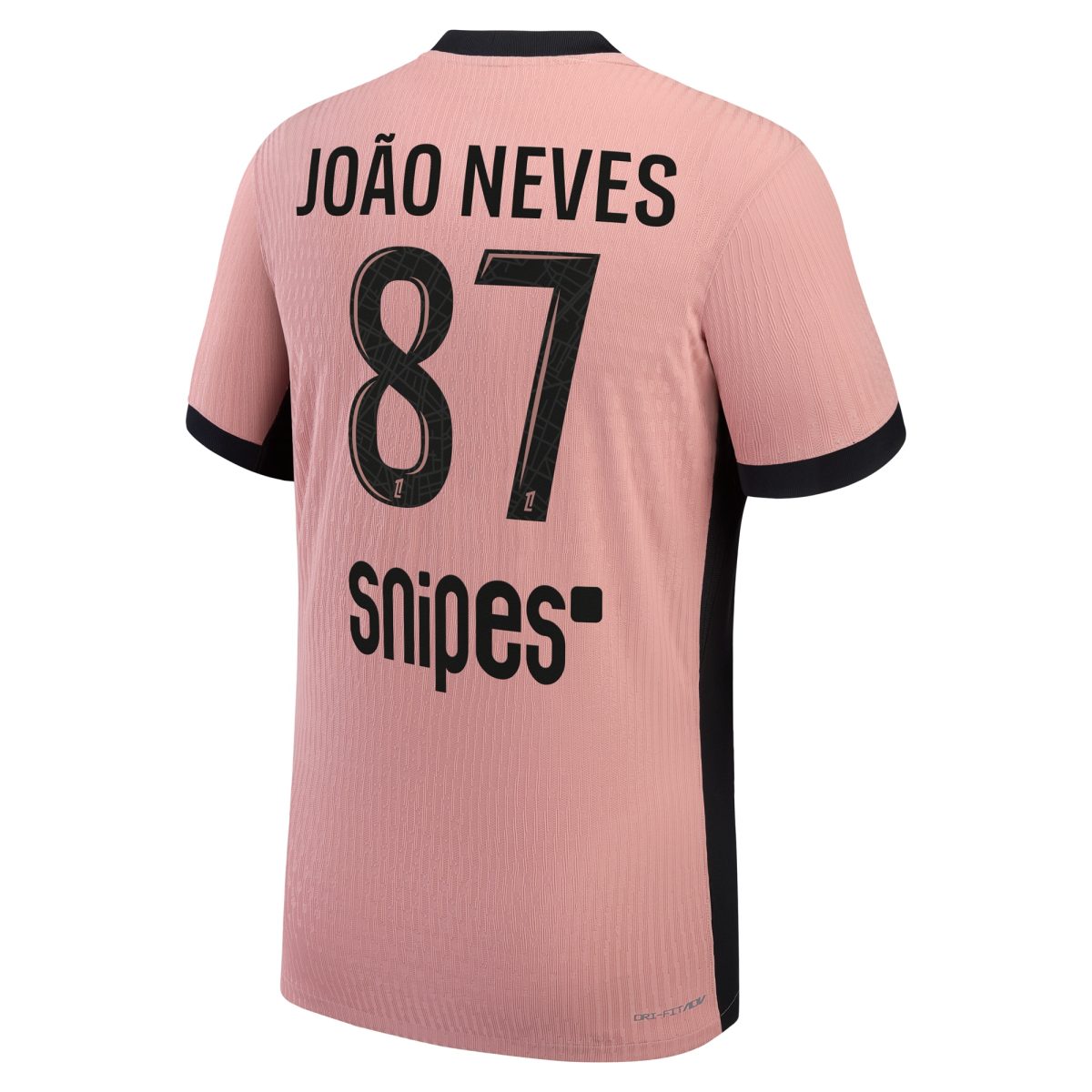 maglia da gara psg jordan third dri-fit adv 2024-25 con stampa joao neves 87 Collezione | Kit e Maglie PSG