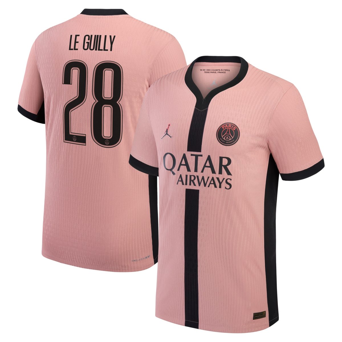 maglia da gara psg jordan third dri-fit adv 2024-25 con stampa le guilly 28 Collezione | Kit e Maglie PSG