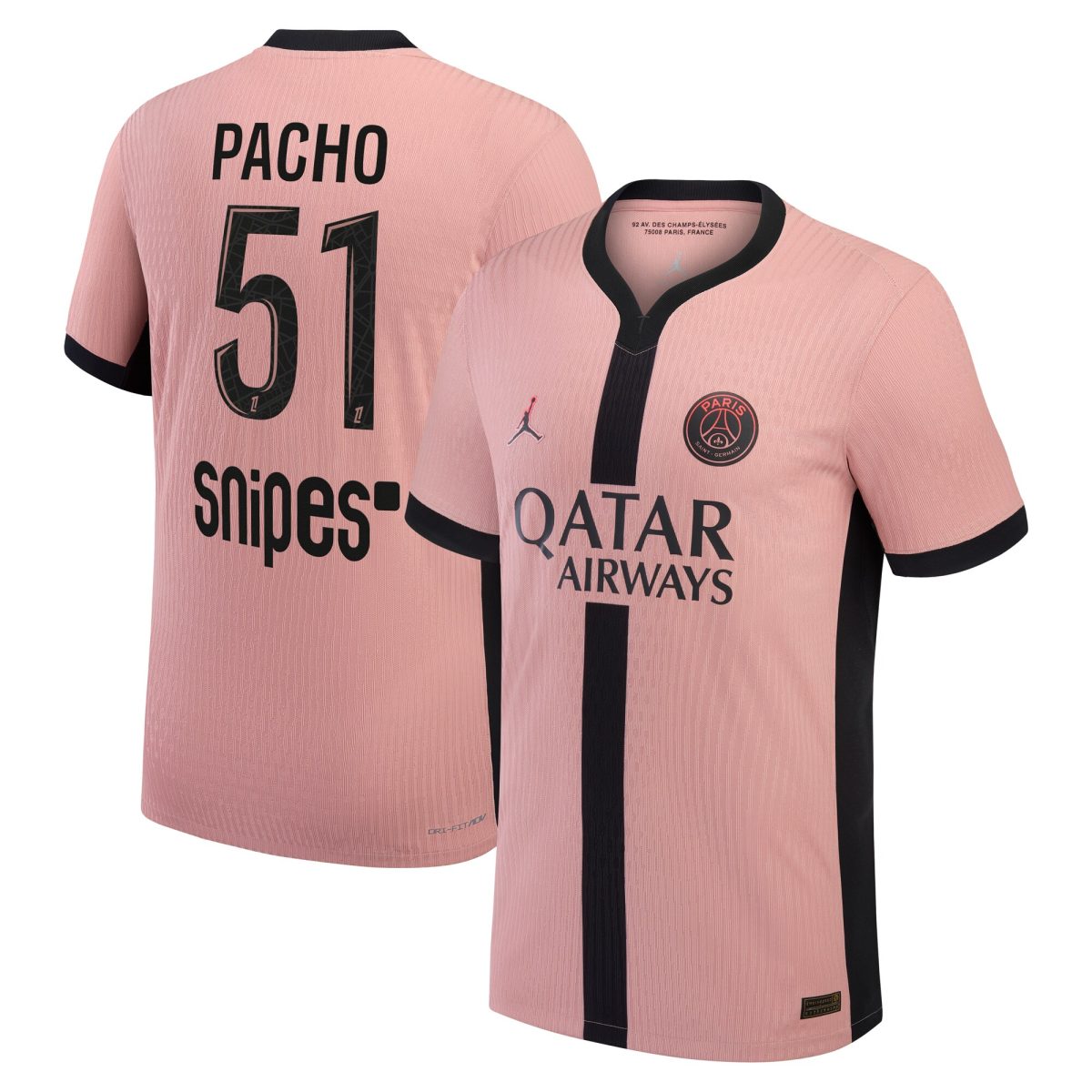 maglia da gara psg jordan third dri-fit adv 2024-25 con stampa pacho 51 Collezione | Kit e Maglie PSG