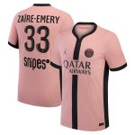 maglia da gara psg jordan third dri-fit adv 2024-25 con stampa zaire-emery 33 Collezione | Kit e Maglie PSG