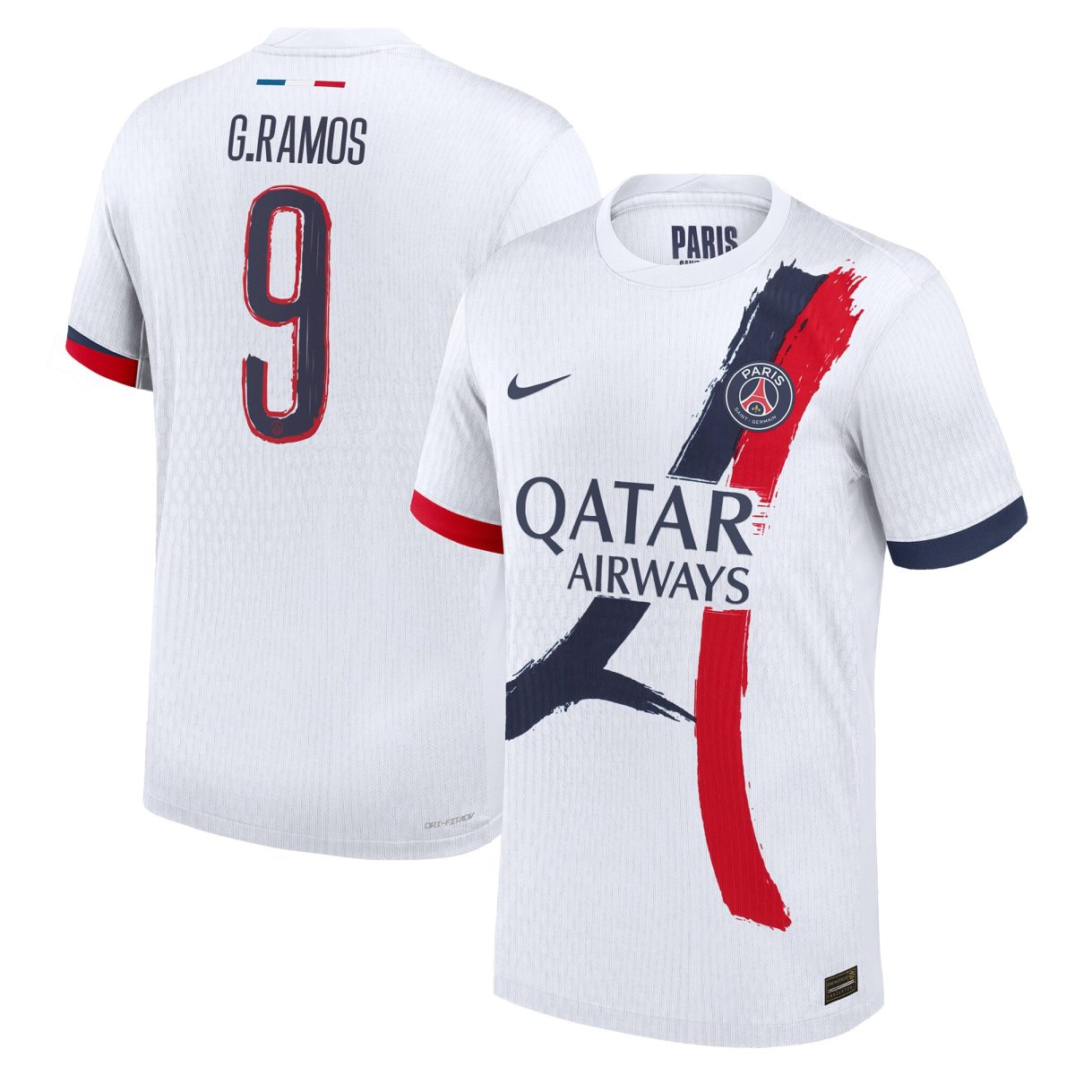 maglia da gara psg nike away dri fit adv 2024-25 con stampa cup g.ramos 9 Collezione | Kit e Maglie PSG