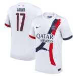 maglia da gara psg nike away dri fit adv 2024-25 con stampa cup vitinha 17 Collezione | Kit e Maglie PSG