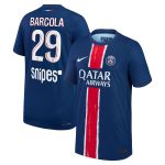 maglia da gara psg nike dri-fit adv home 2024-25 – bambini con stampa barcola 29 Collezione | Kit e Maglie PSG