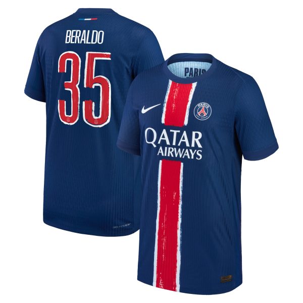 maglia da gara psg nike dri-fit adv home 2024-25 – bambini con stampa cup beraldo 35 Collezione | Kit e Maglie PSG