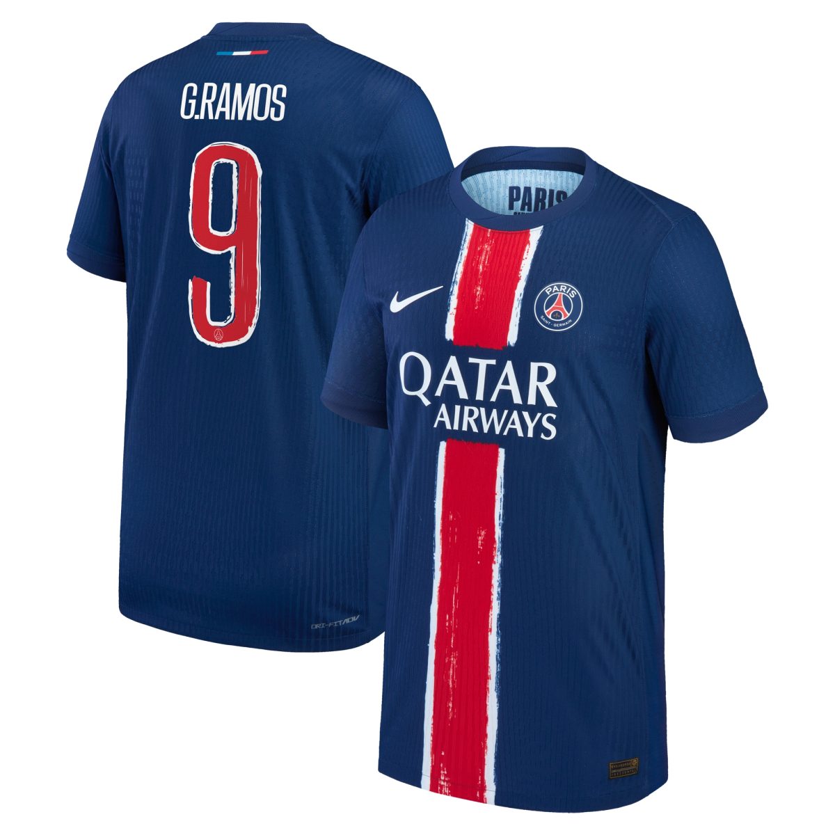 maglia da gara psg nike dri-fit adv home 2024-25 – bambini con stampa cup g.ramos 9 Collezione | Kit e Maglie PSG