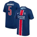 maglia da gara psg nike dri-fit adv home 2024-25 – bambini con stampa cup marquinhos 5 Collezione | Kit e Maglie PSG
