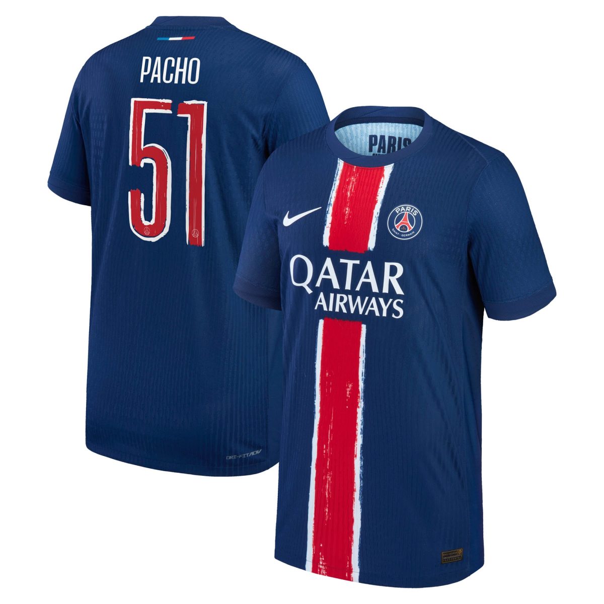 maglia da gara psg nike dri-fit adv home 2024-25 – bambini con stampa cup pacho 51 Collezione | Kit e Maglie PSG