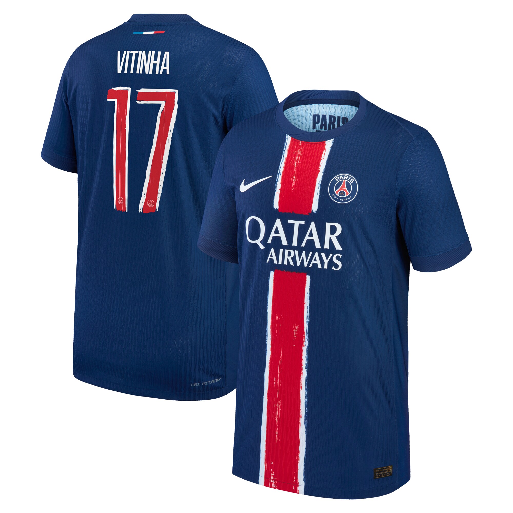 maglia da gara psg nike dri-fit adv home 2024-25 – bambini con stampa cup vitinha 17 Collezione | Kit e Maglie PSG