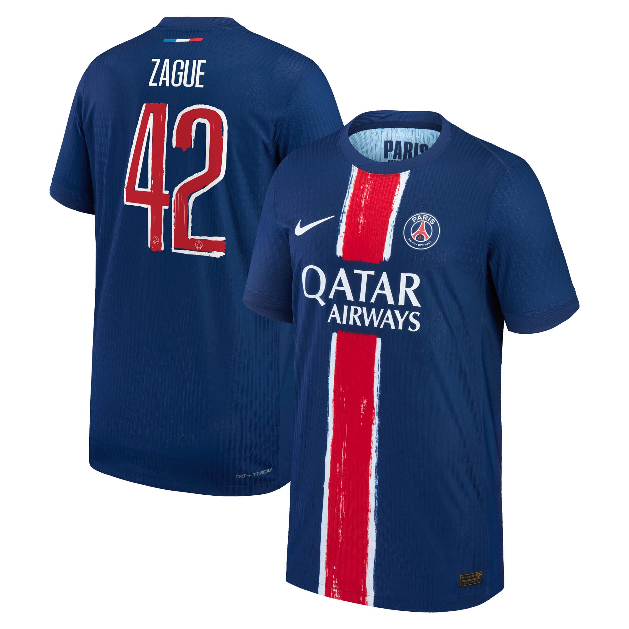 maglia da gara psg nike dri-fit adv home 2024-25 – bambini con stampa cup zague 42 Collezione | Kit e Maglie PSG