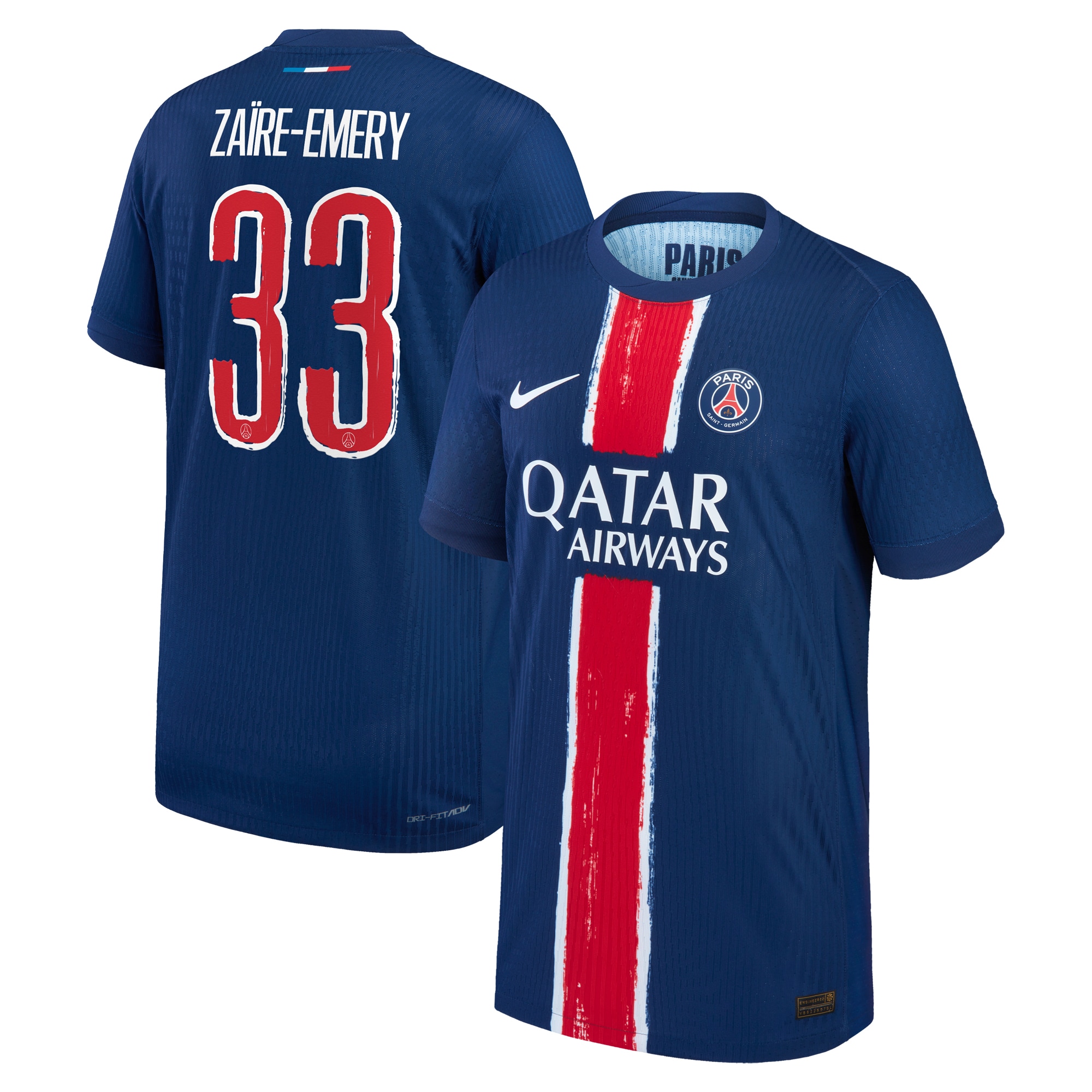 maglia da gara psg nike dri-fit adv home 2024-25 – bambini con stampa cup zaire-emery 33 Collezione | Kit e Maglie PSG