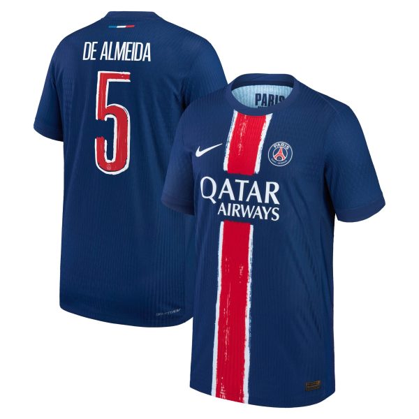 maglia da gara psg nike dri-fit adv home 2024-25 – bambini con stampa de almeida 5 Collezione | Kit e Maglie PSG