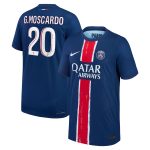 maglia da gara psg nike dri-fit adv home 2024-25 – bambini con stampa g.moscardo 20 Collezione | Kit e Maglie PSG