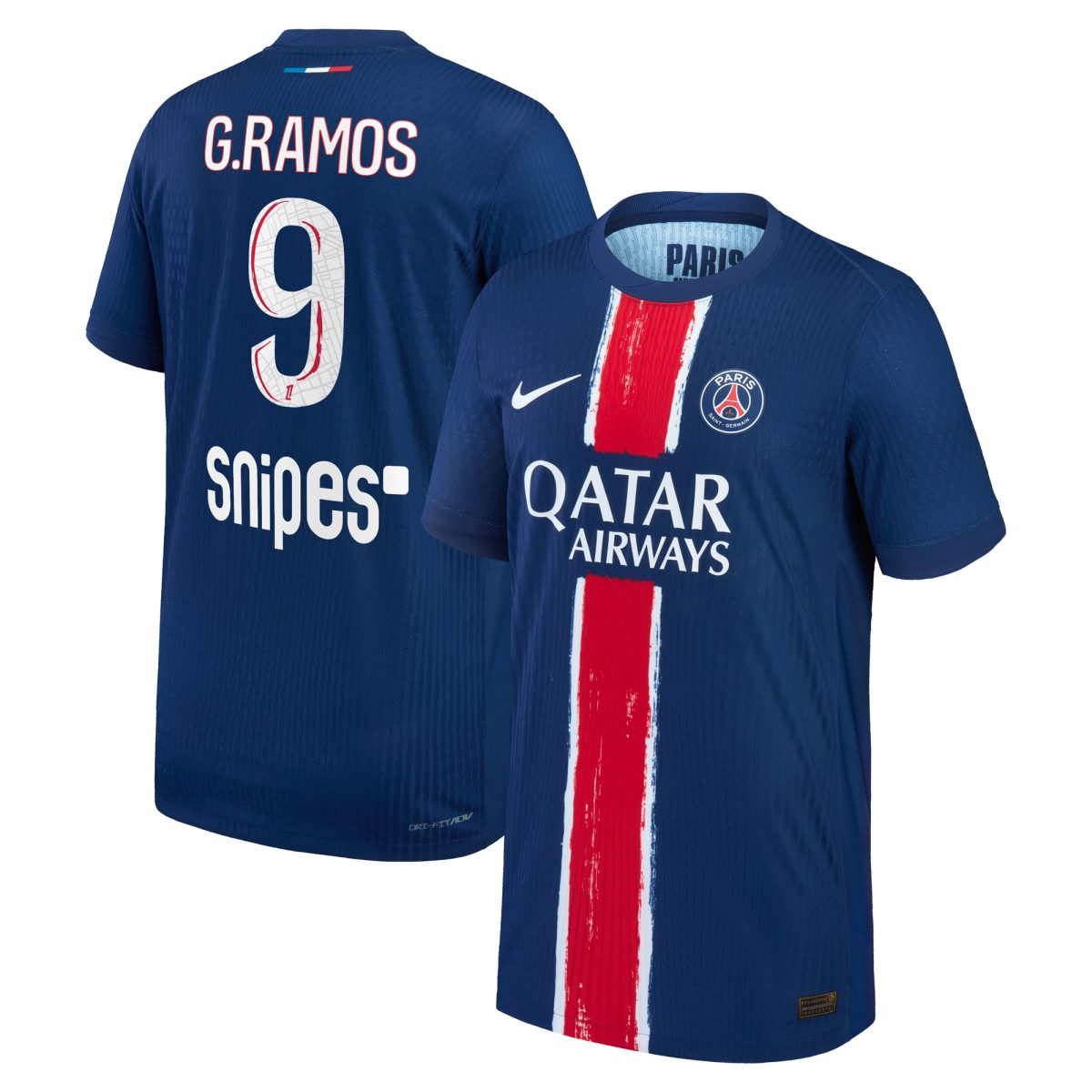 maglia da gara psg nike dri-fit adv home 2024-25 – bambini con stampa g.ramos 9 Collezione | Kit e Maglie PSG