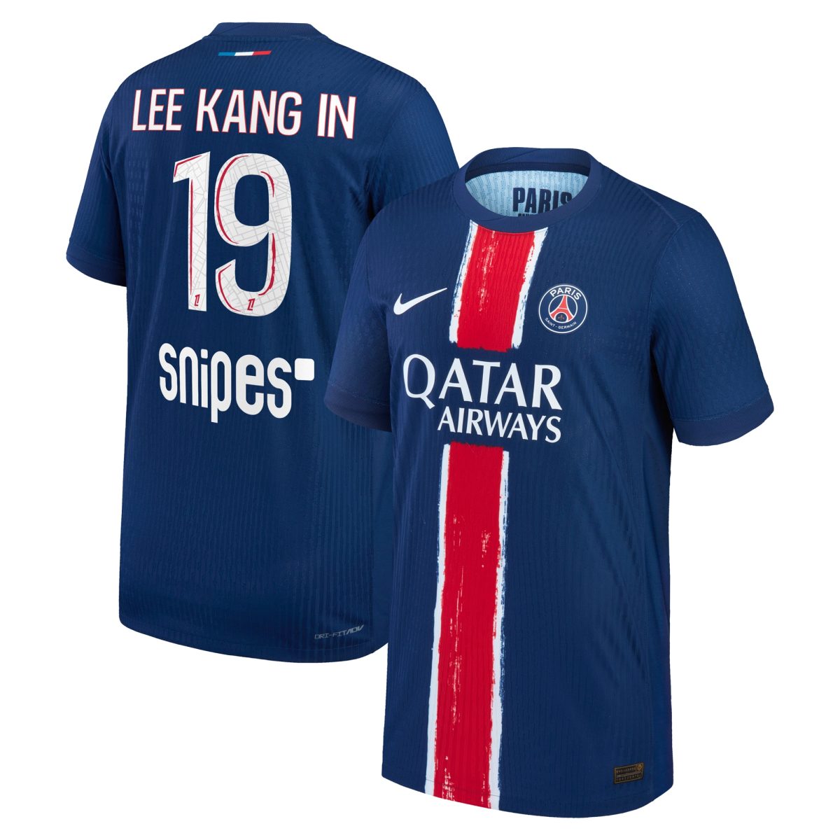 maglia da gara psg nike dri-fit adv home 2024-25 – bambini con stampa lee kang in 19 Collezione | Kit e Maglie PSG