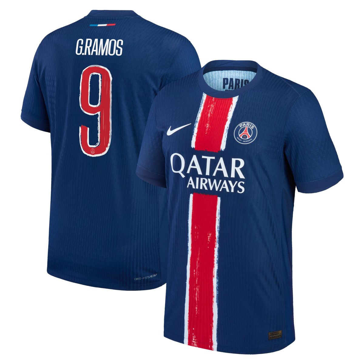 maglia da gara psg nike dri-fit adv home 2024-25 con stampa cup g.ramos 9 Collezione | Kit e Maglie PSG