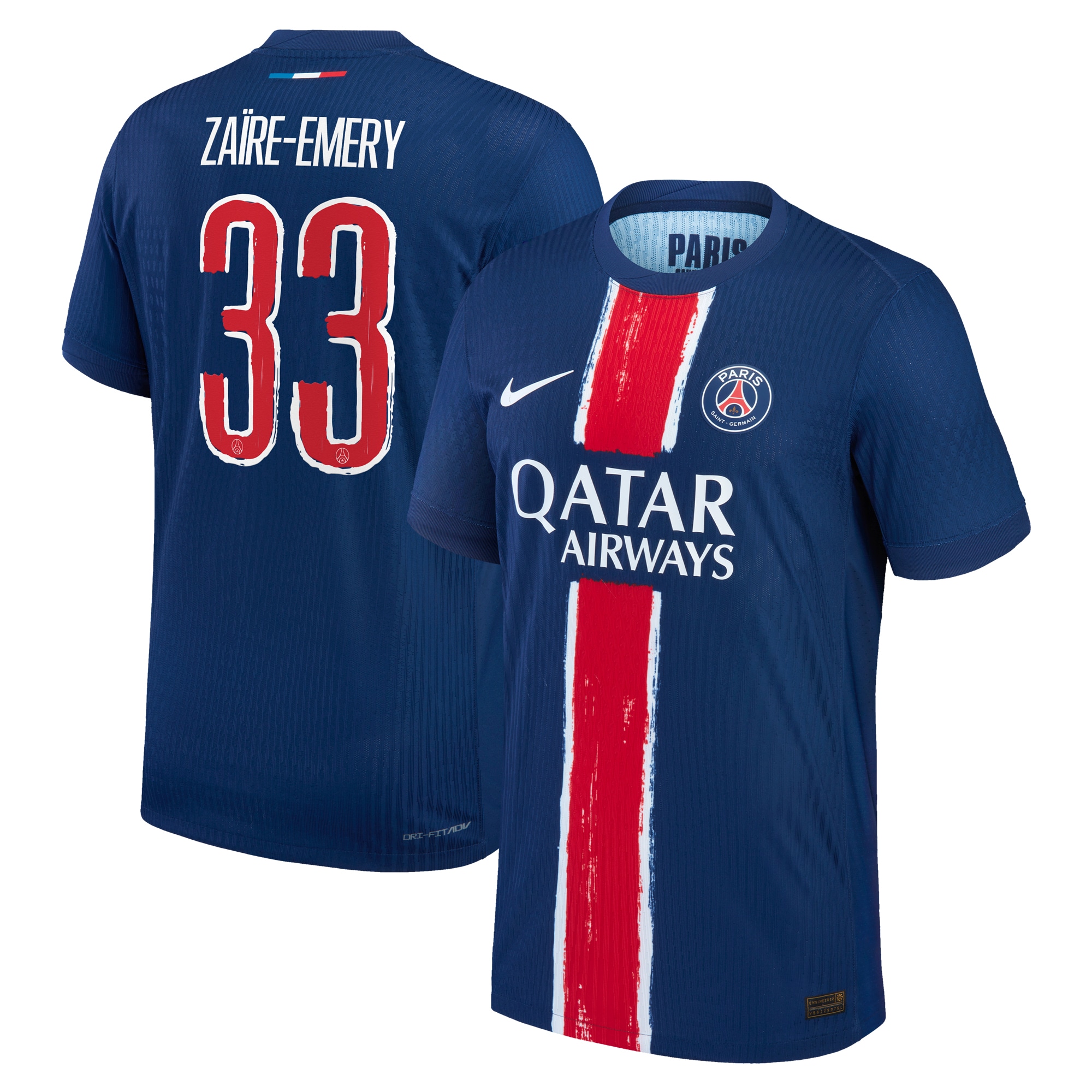 maglia da gara psg nike dri-fit adv home 2024-25 con stampa cup zaire-emery 33 Collezione | Kit e Maglie PSG