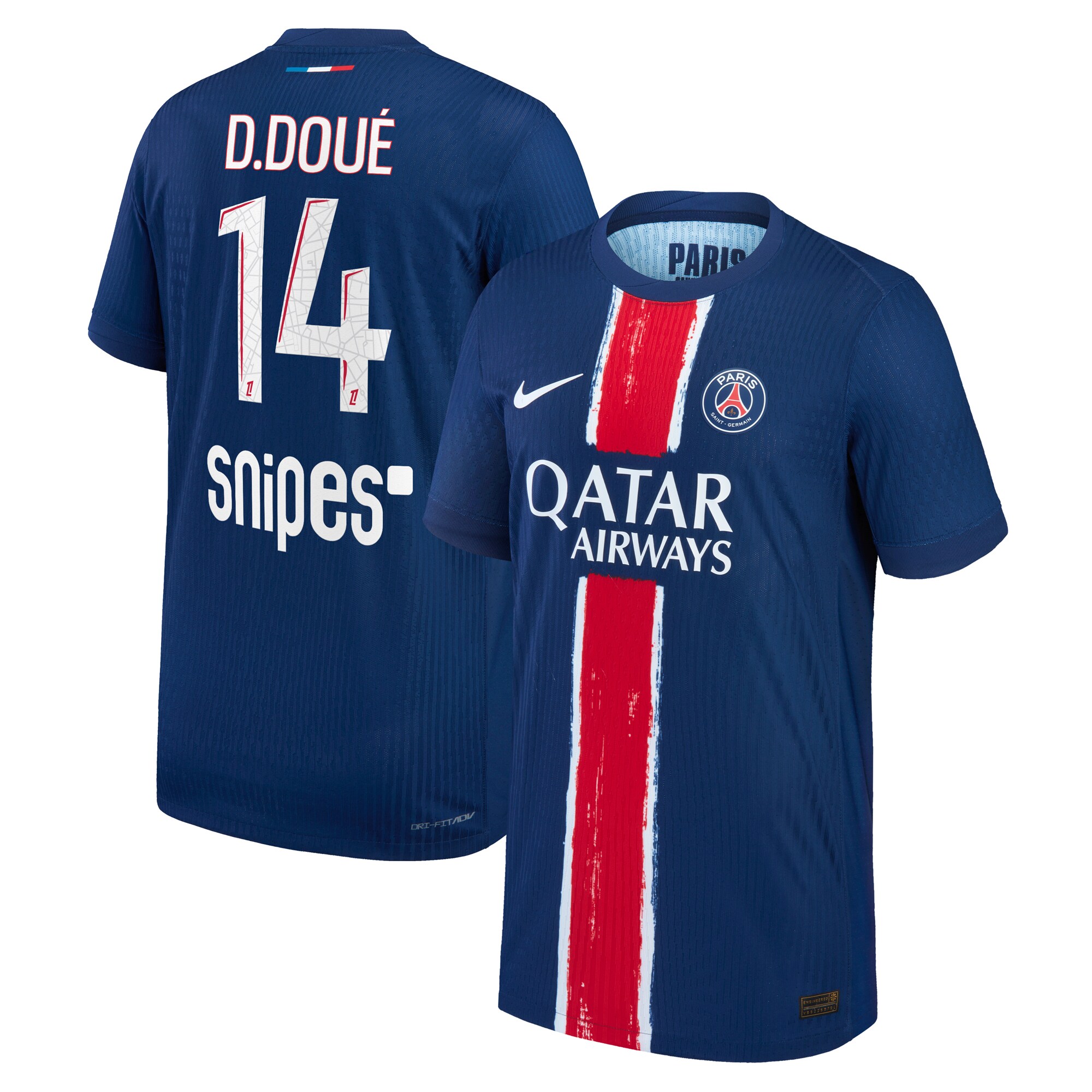 maglia da gara psg nike dri-fit adv home 2024-25 con stampa d.doue 14 Collezione | Kit e Maglie PSG