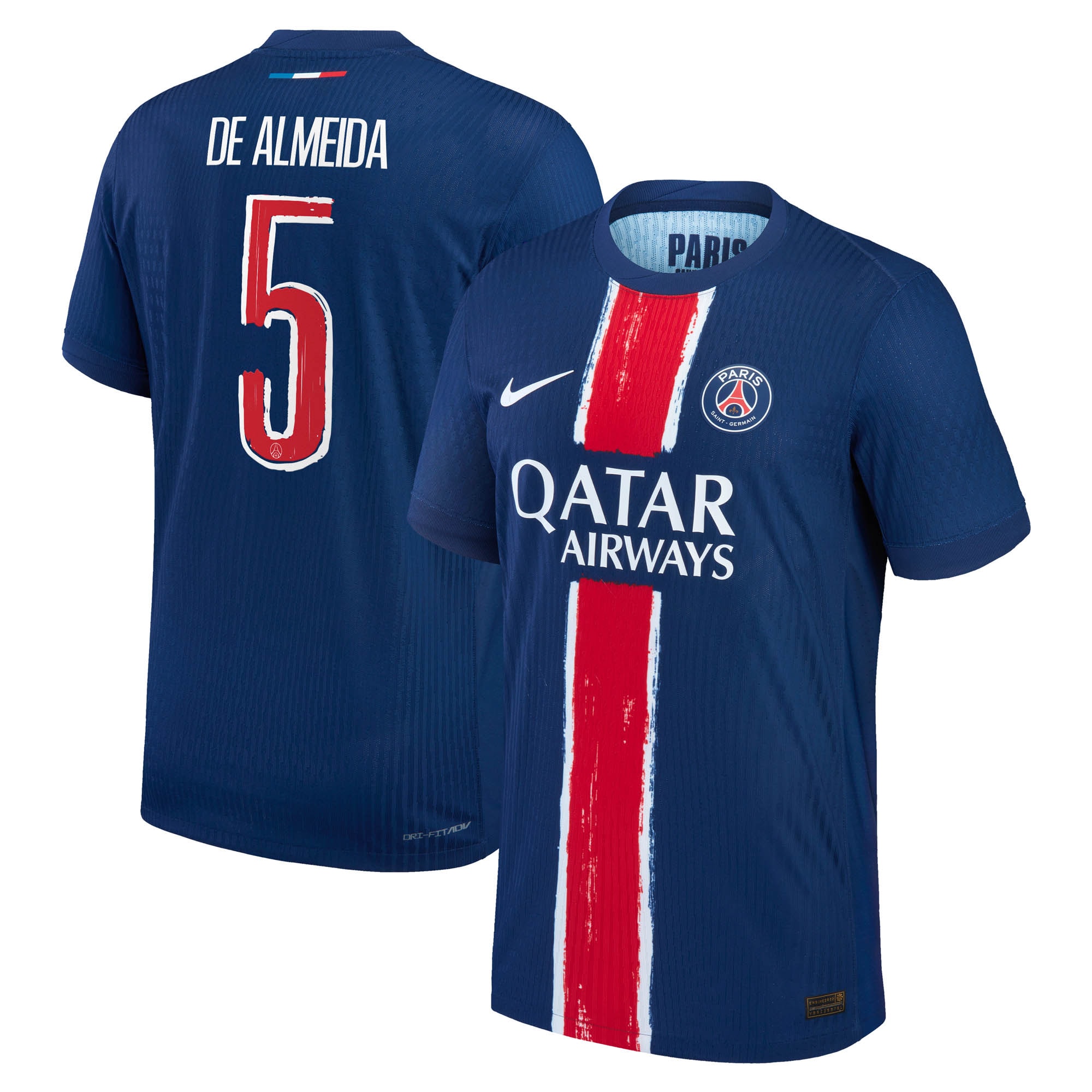 maglia da gara psg nike dri-fit adv home 2024-25 con stampa de almeida 5 Collezione | Kit e Maglie PSG