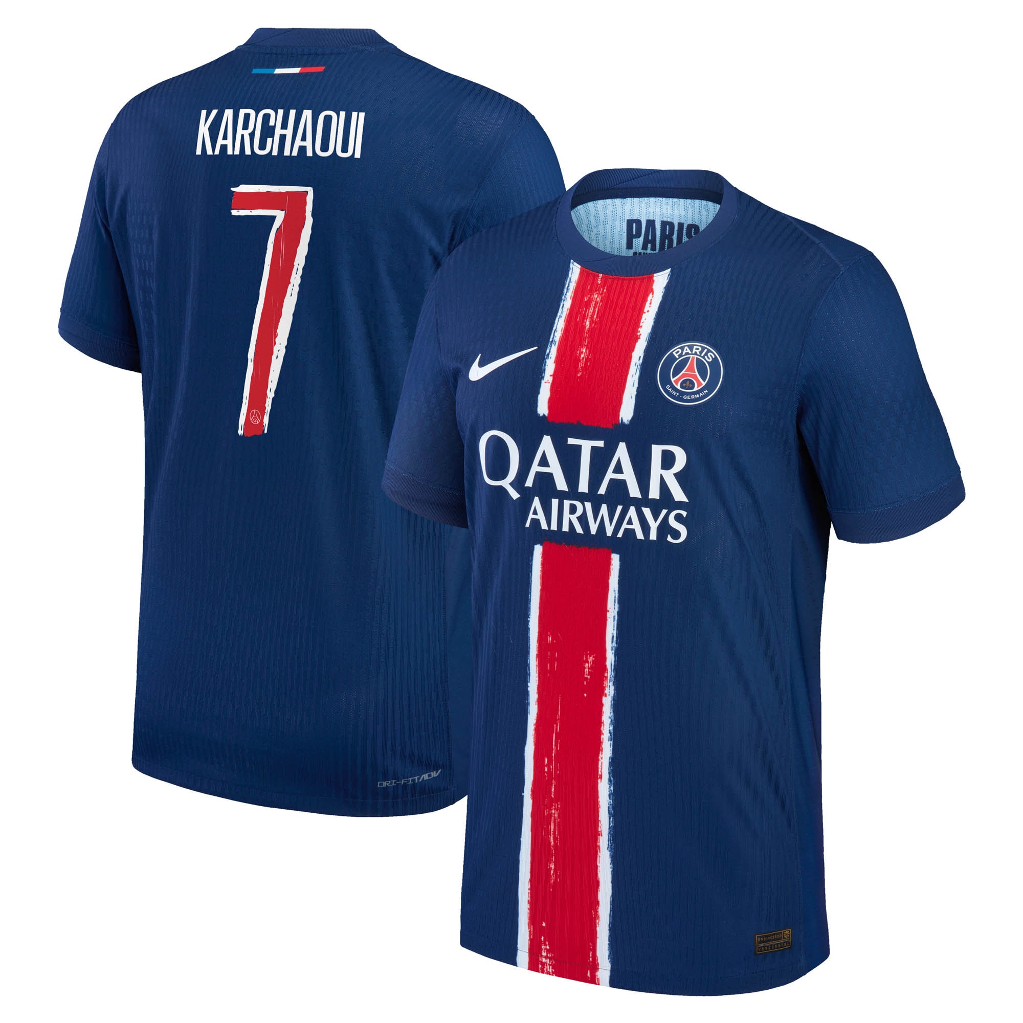 maglia da gara psg nike dri-fit adv home 2024-25 con stampa karchaoui 7 Collezione | Kit e Maglie PSG