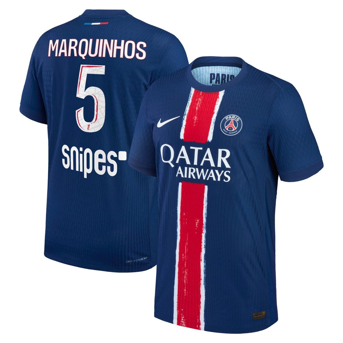 maglia da gara psg nike dri-fit adv home 2024-25 con stampa marquinhos 5 Collezione | Kit e Maglie PSG