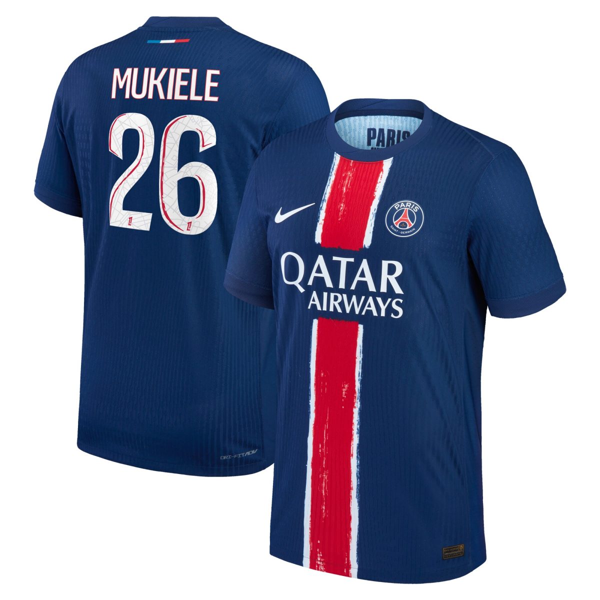 maglia da gara psg nike dri-fit adv home 2024-25 con stampa mukiele 26 Collezione | Kit e Maglie PSG