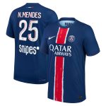 maglia da gara psg nike dri-fit adv home 2024-25 con stampa n.mendes 25 Collezione | Kit e Maglie PSG