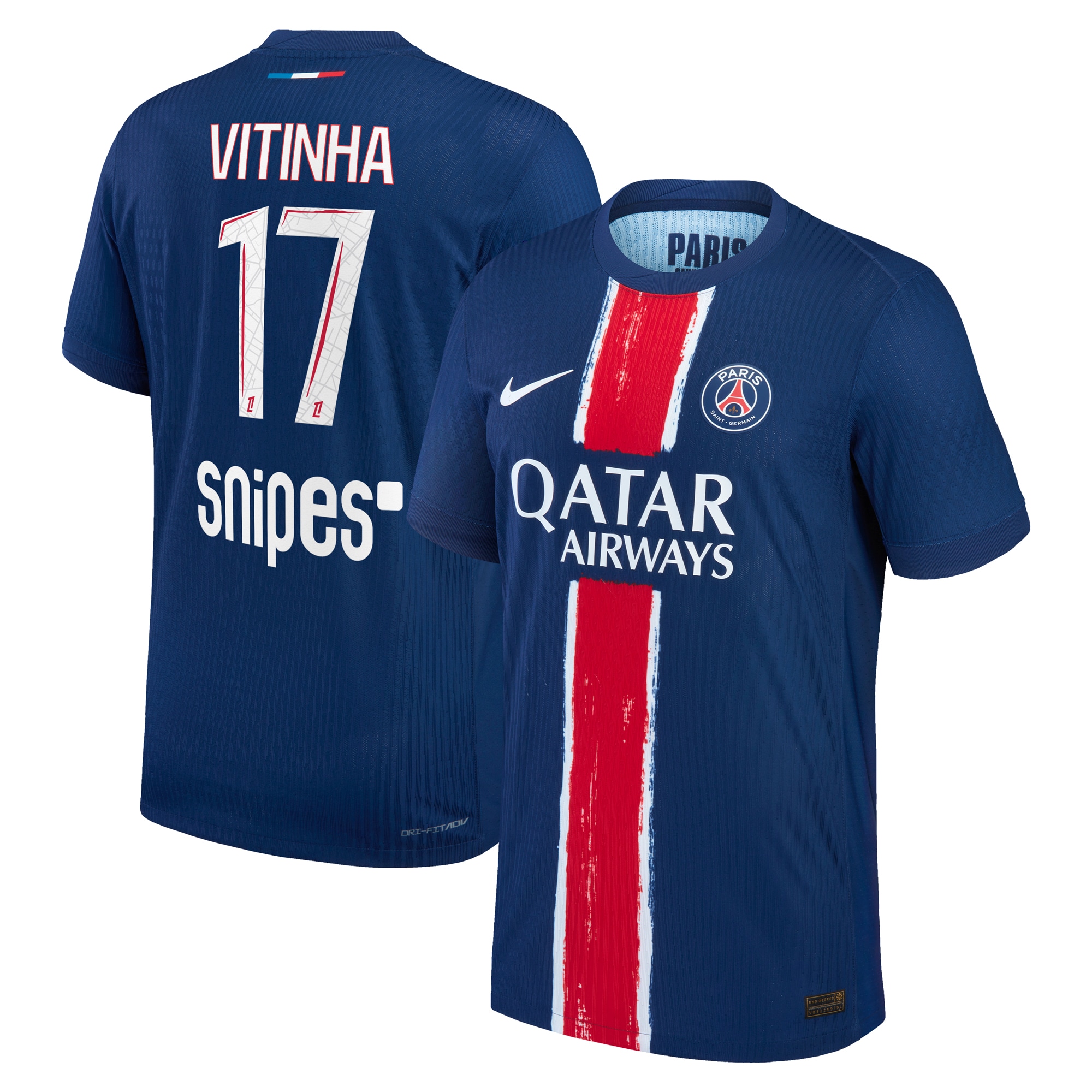maglia da gara psg nike dri-fit adv home 2024-25 con stampa vitinha 17 Collezione | Kit e Maglie PSG