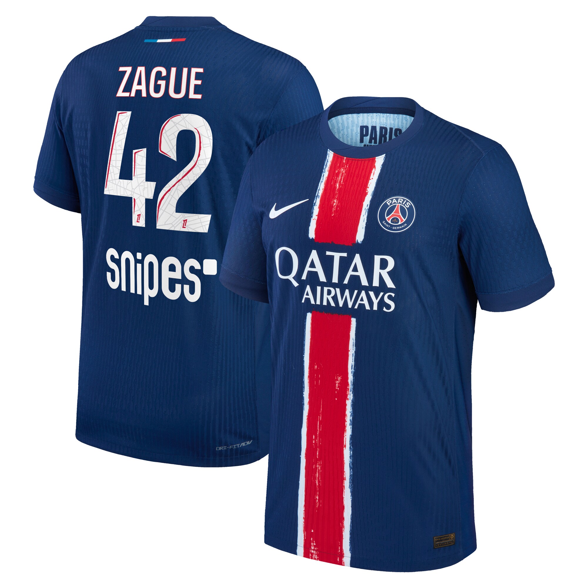 maglia da gara psg nike dri-fit adv home 2024-25 con stampa zague 42 Collezione | Kit e Maglie PSG