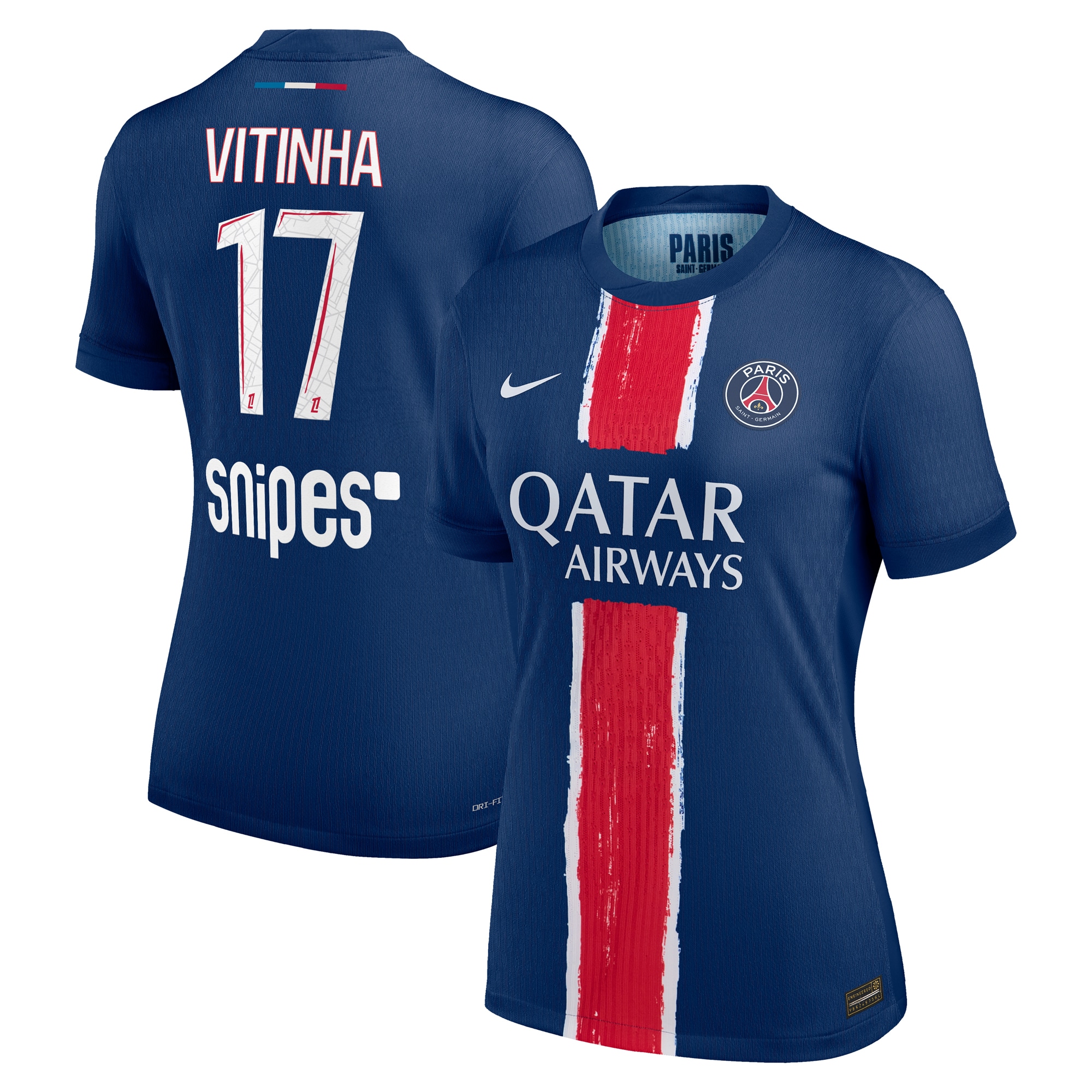 maglia da gara psg nike dri-fit adv home 2024-25 – donne con stampa vitinha 17 Collezione | Kit e Maglie PSG