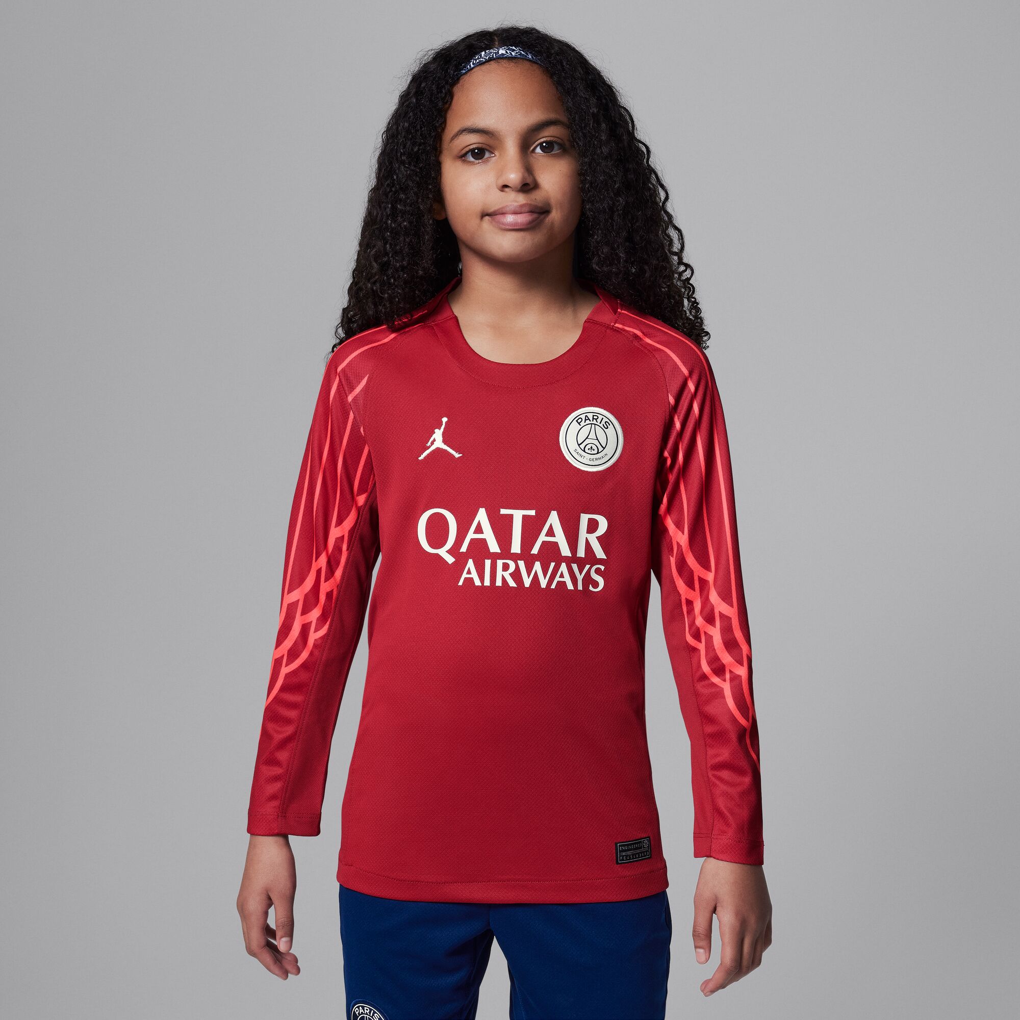maglia da portiere a maniche lunghe psg x jordan fourth stadium 2024-25 – bambini con stampa personalizza Collezione | Kit e Maglie PSG