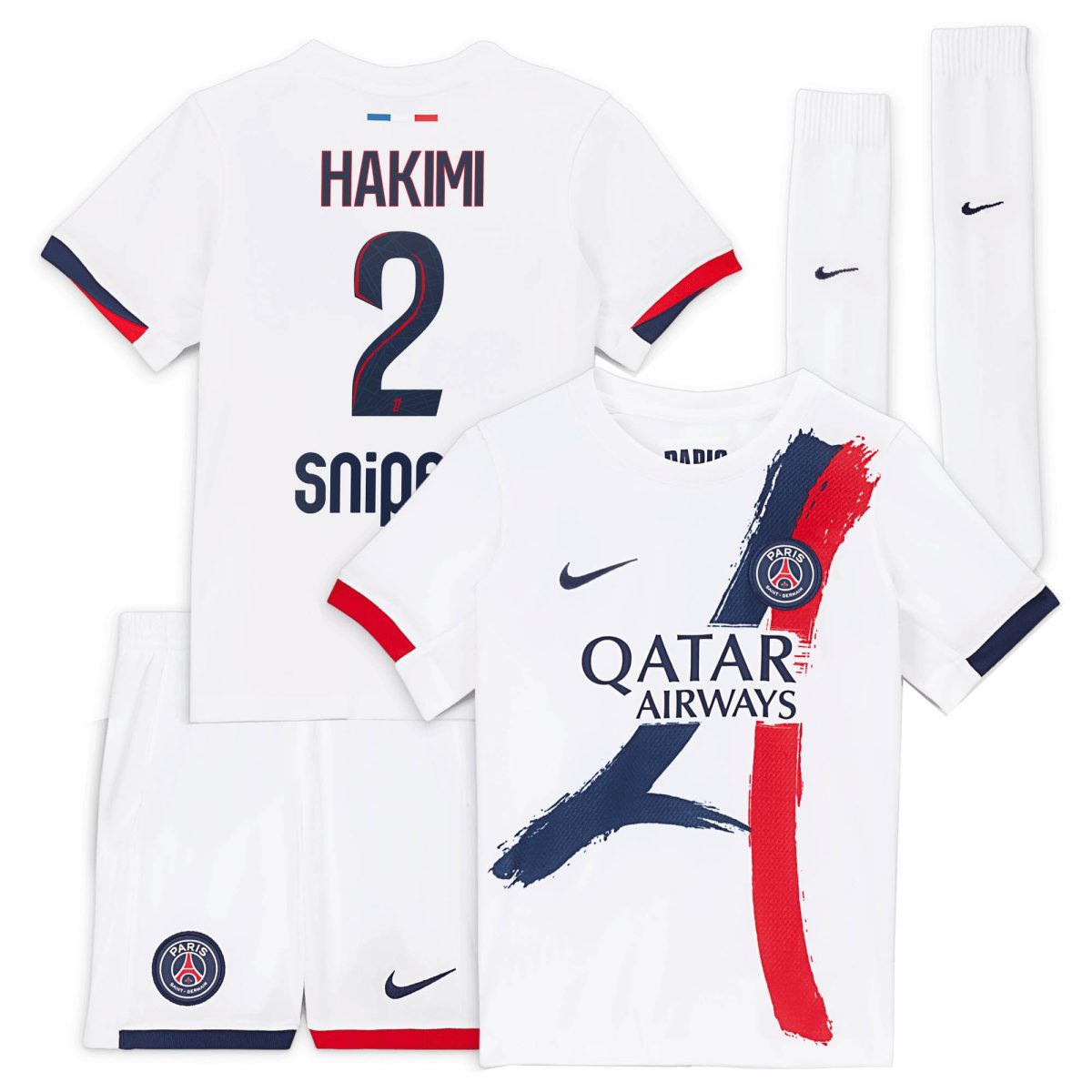 maglia da stadio psg nike away 2024-2025 – bambini piccoli con stampa hakimi 2 Collezione | Kit e Maglie PSG