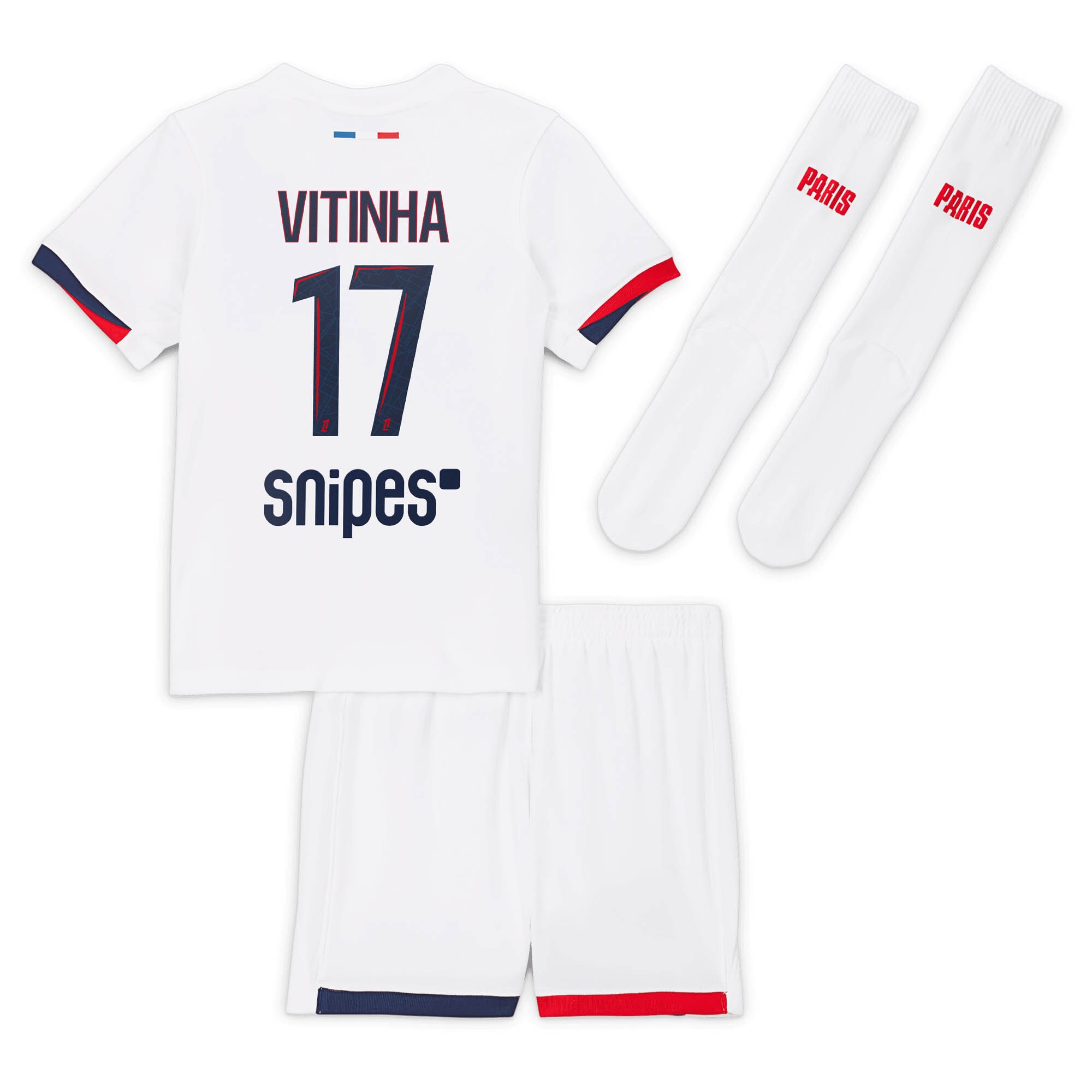 maglia da stadio psg nike away 2024-2025 – bambini piccoli con stampa vitinha 17 Collezione | Kit e Maglie PSG