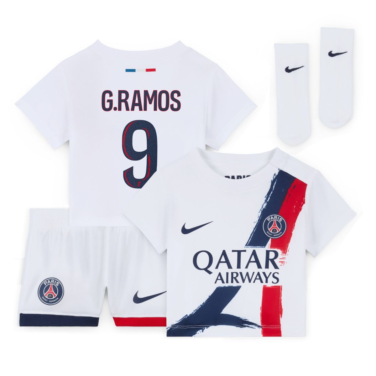 maglia da stadio psg nike away 2024-2025 – neonatos con stampa g.ramos 9 Collezione | Kit e Maglie PSG