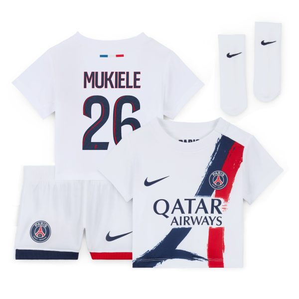 maglia da stadio psg nike away 2024-2025 – neonatos con stampa mukiele 26 Collezione | Kit e Maglie PSG