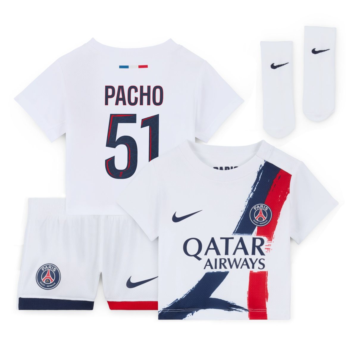 maglia da stadio psg nike away 2024-2025 – neonatos con stampa pacho 51 Collezione | Kit e Maglie PSG