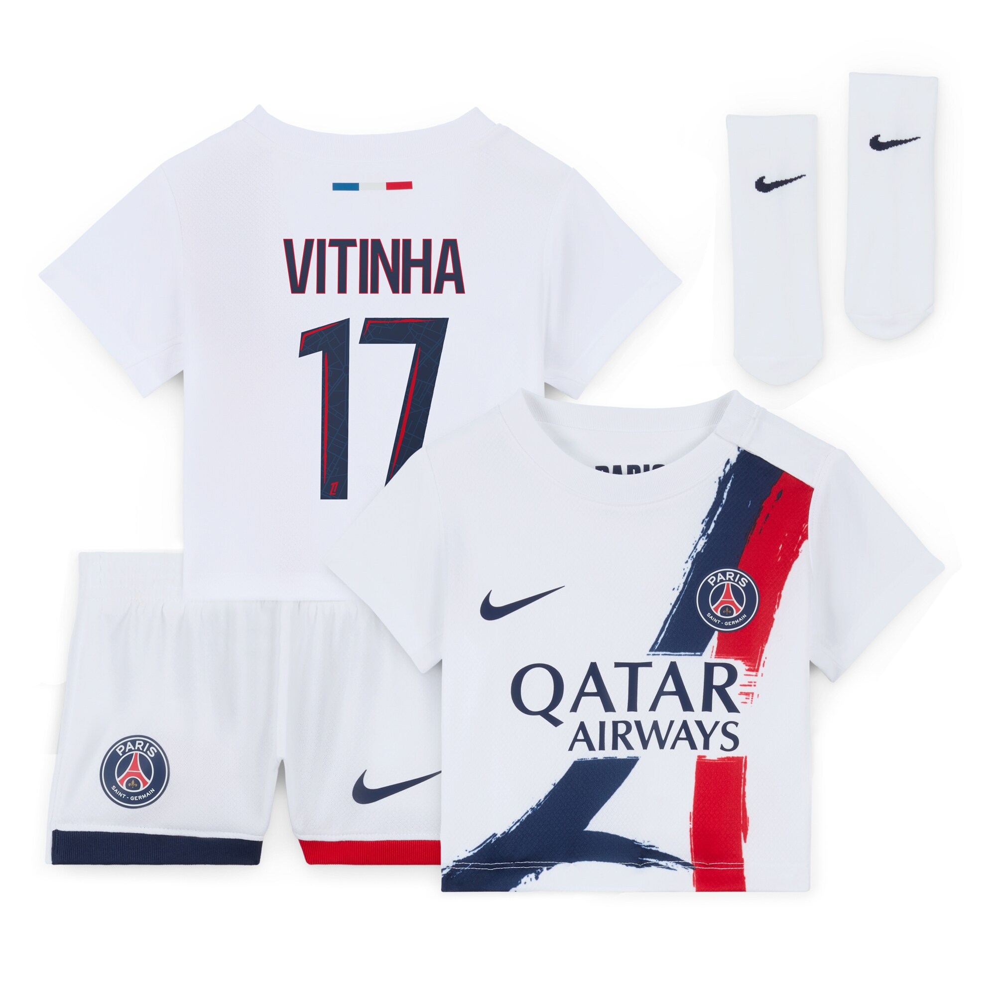 maglia da stadio psg nike away 2024-2025 – neonatos con stampa vitinha 17 Collezione | Kit e Maglie PSG