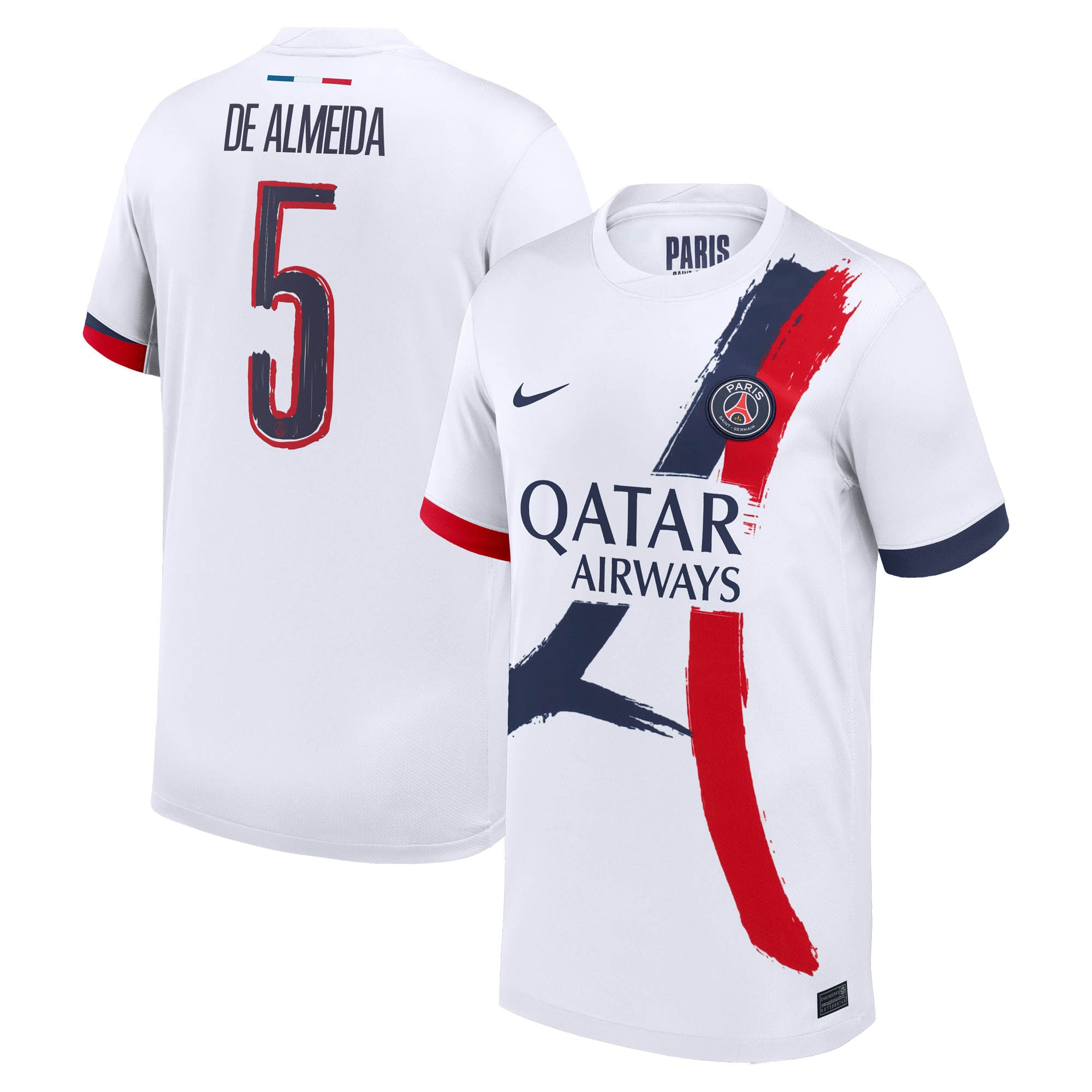 maglia da trasferta nike del psg 2024-2025 – bambini con stampa de almeida 5 Collezione | Kit e Maglie PSG