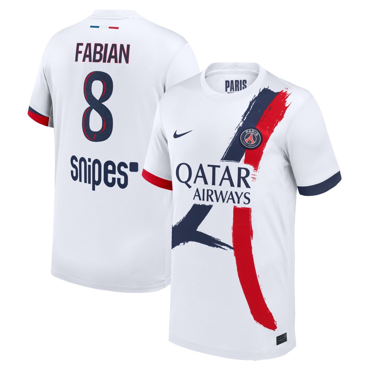 maglia da trasferta nike del psg 2024-2025 – bambini con stampa fabian 8 Collezione | Kit e Maglie PSG