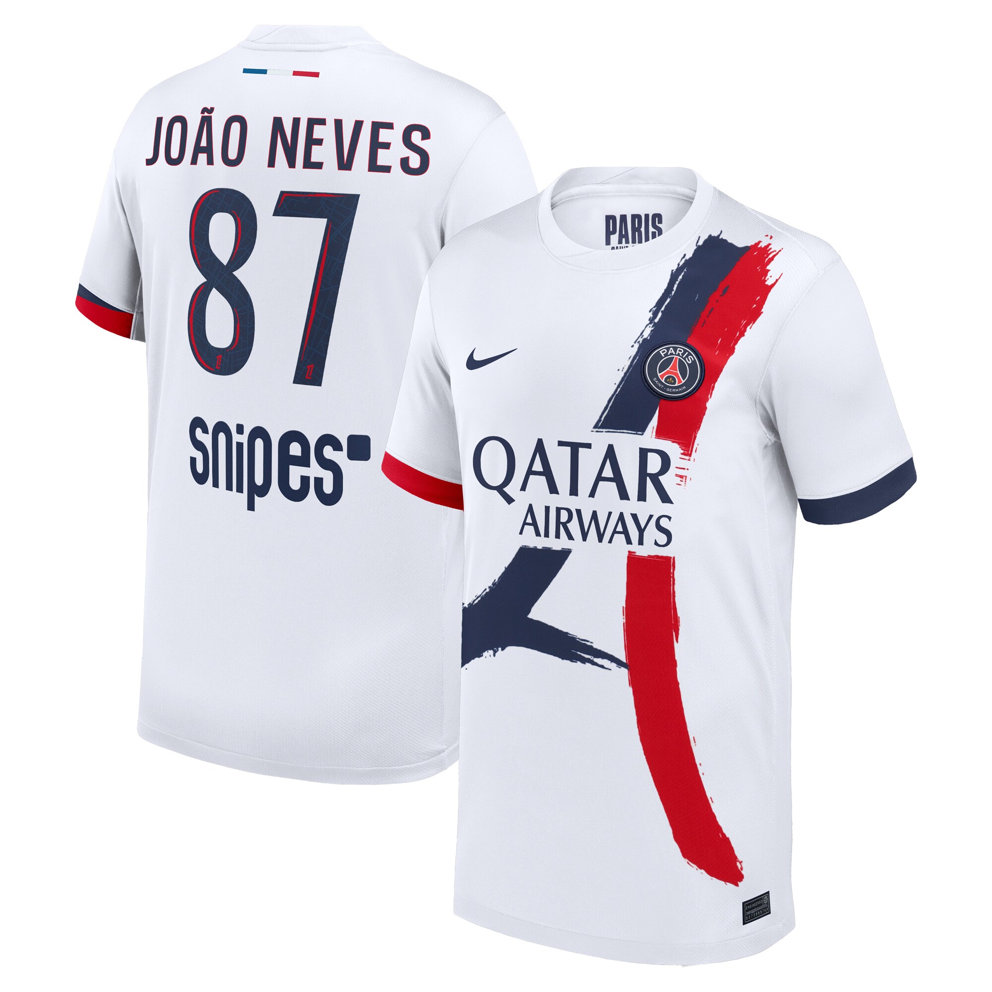 maglia da trasferta nike del psg 2024-2025 – bambini con stampa joao neves 87 Collezione | Kit e Maglie PSG