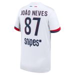 maglia da trasferta nike del psg 2024-2025 – bambini con stampa joao neves 87 Collezione | Kit e Maglie PSG