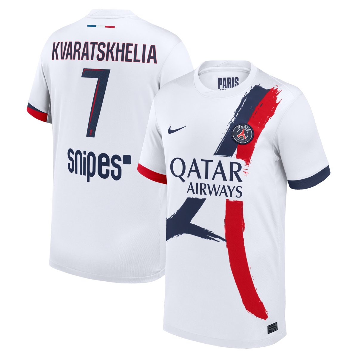 maglia da trasferta nike del psg 2024-2025 – bambini con stampa kvaratskhelia 7 Collezione | Kit e Maglie PSG
