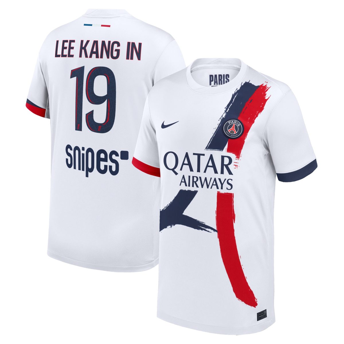 maglia da trasferta nike del psg 2024-2025 – bambini con stampa lee kang in 19 Collezione | Kit e Maglie PSG