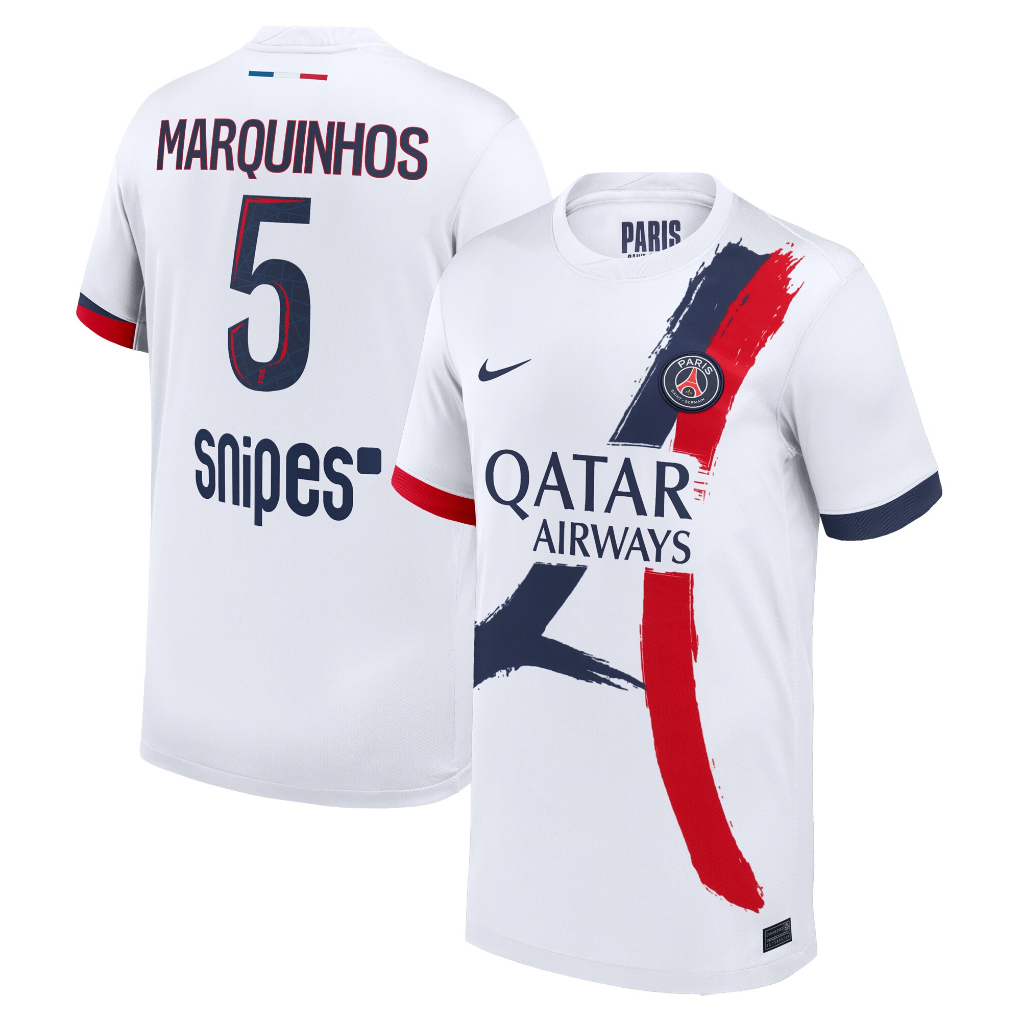 maglia da trasferta nike del psg 2024-2025 – bambini con stampa marquinhos 5 Collezione | Kit e Maglie PSG