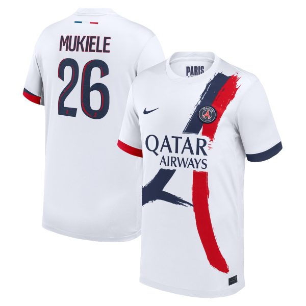 maglia da trasferta nike del psg 2024-2025 – bambini con stampa mukiele 26 Collezione | Kit e Maglie PSG