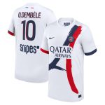 maglia da trasferta nike del psg 2024-2025 – bambini con stampa o.dembele 10 Collezione | Kit e Maglie PSG