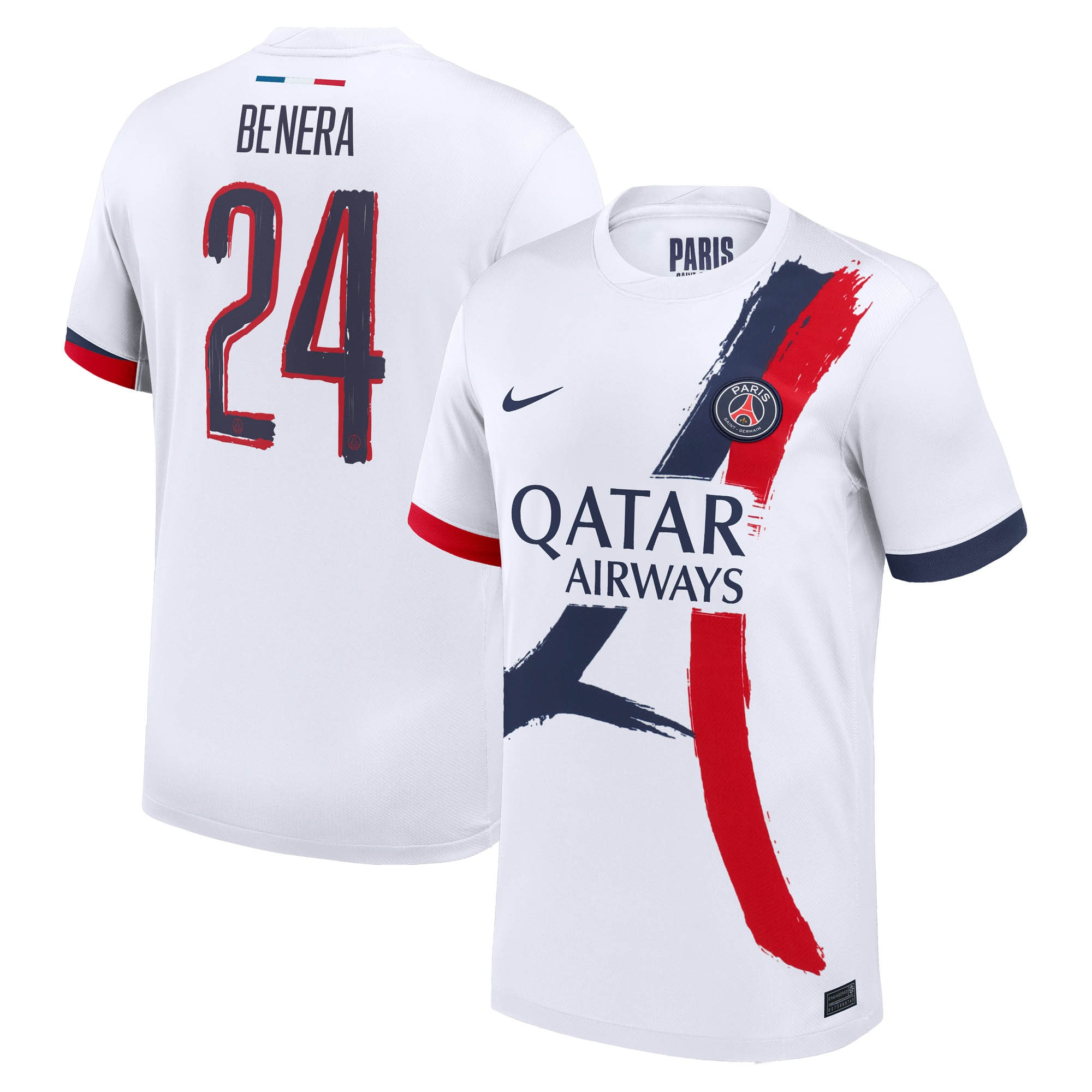 maglia da trasferta nike del psg 2024-2025 con stampa benera 24 Collezione | Kit e Maglie PSG